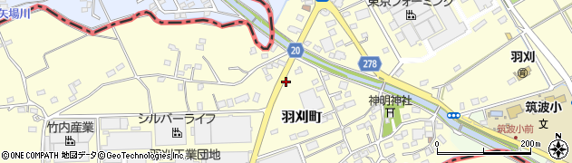 栃木県足利市羽刈町661周辺の地図
