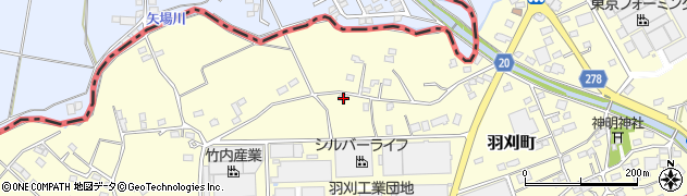 栃木県足利市羽刈町611周辺の地図