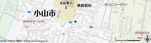 栃木県小山市横倉新田281周辺の地図