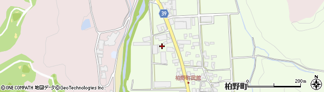 石川県加賀市柏野町（イ）周辺の地図