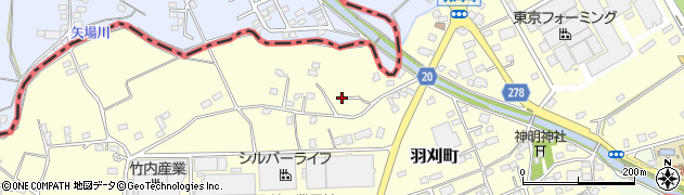 栃木県足利市羽刈町636周辺の地図