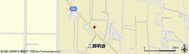 長野県安曇野市三郷明盛3510周辺の地図