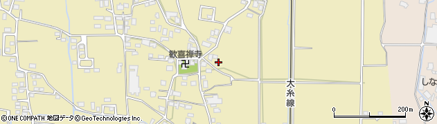 長野県安曇野市三郷明盛2487-1周辺の地図