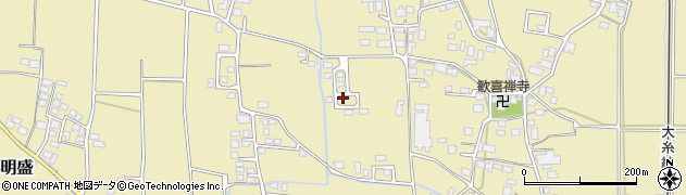 長野県安曇野市三郷明盛2923周辺の地図