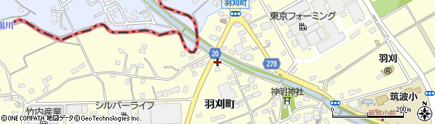 栃木県足利市羽刈町646周辺の地図