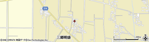 長野県安曇野市三郷明盛3467周辺の地図