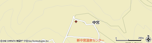 石川県白山市中宮ツ周辺の地図