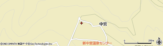 石川県白山市中宮（ツ）周辺の地図