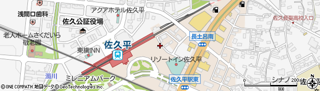株式会社トヨタレンタリース長野　佐久平駅前店周辺の地図