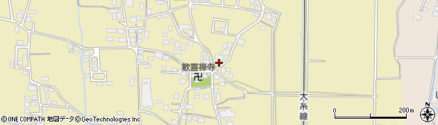 長野県安曇野市三郷明盛2684周辺の地図