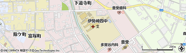 伊勢崎市立第四中学校周辺の地図