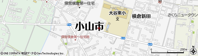 栃木県小山市横倉新田101-22周辺の地図