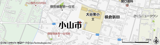 栃木県小山市横倉新田101周辺の地図