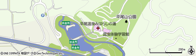 佐久市温水利用型健康運動施設（平尾温泉みはらしの湯）周辺の地図