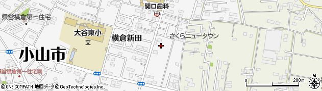 栃木県小山市横倉新田325周辺の地図