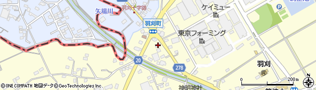 栃木県足利市羽刈町749周辺の地図