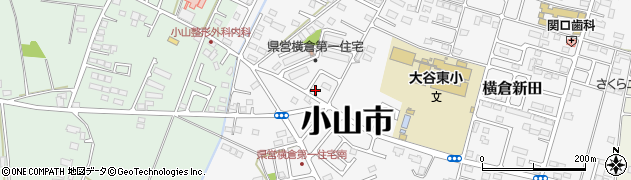 栃木県小山市横倉新田100-26周辺の地図