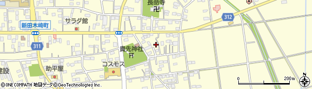 群馬県太田市新田木崎町761周辺の地図