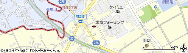 栃木県足利市羽刈町809周辺の地図