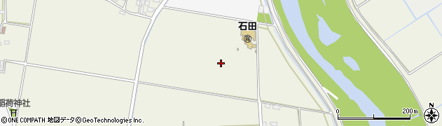 茨城県筑西市西石田周辺の地図
