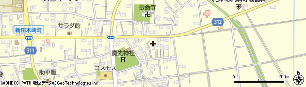 群馬県太田市新田木崎町754周辺の地図