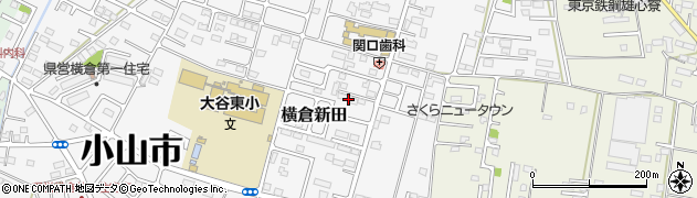 栃木県小山市横倉新田285-25周辺の地図