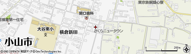 栃木県小山市横倉新田323周辺の地図