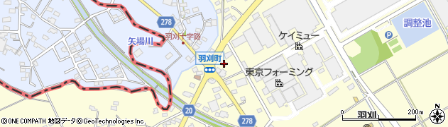 栃木県足利市羽刈町762周辺の地図