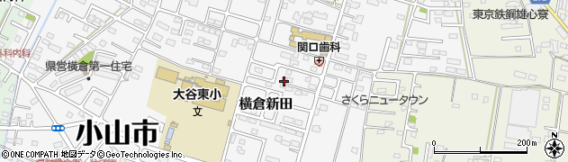 栃木県小山市横倉新田285-23周辺の地図