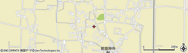長野県安曇野市三郷明盛2845周辺の地図