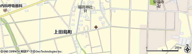 群馬県太田市上田島町周辺の地図