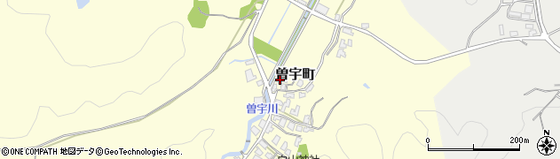 石川県加賀市曽宇町ル乙16周辺の地図