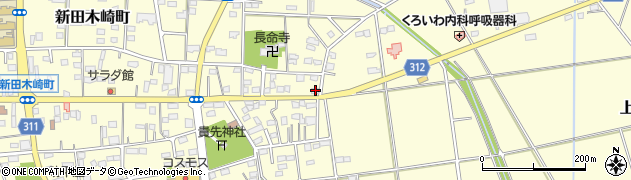 群馬県太田市新田木崎町1077周辺の地図