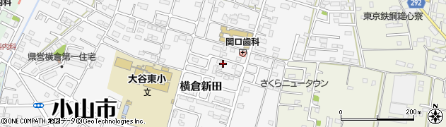 栃木県小山市横倉新田285周辺の地図