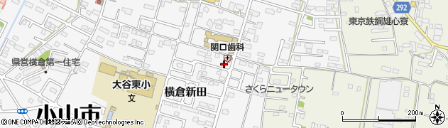 栃木県小山市横倉新田285-34周辺の地図