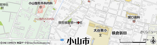 栃木県小山市横倉新田100-40周辺の地図