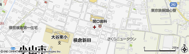 栃木県小山市横倉新田285-40周辺の地図