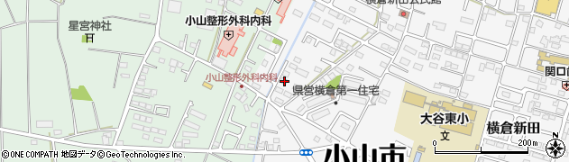 栃木県小山市横倉新田143周辺の地図