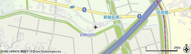 栃木県佐野市越名町39周辺の地図