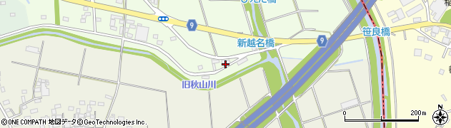 栃木県佐野市越名町38周辺の地図