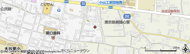 栃木県小山市横倉新田314周辺の地図