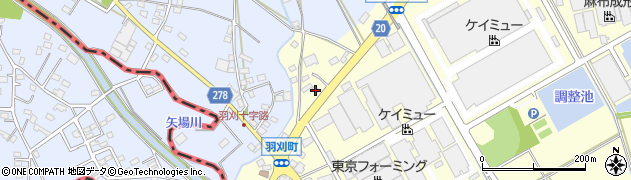 栃木県足利市羽刈町769周辺の地図