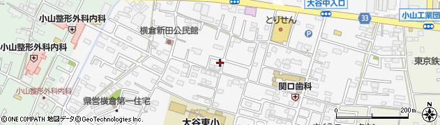 栃木県小山市横倉新田276-8周辺の地図
