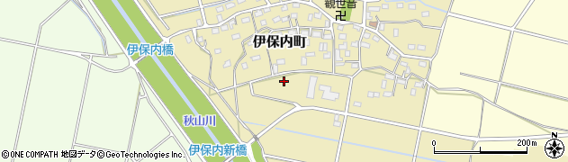 栃木県佐野市伊保内町周辺の地図