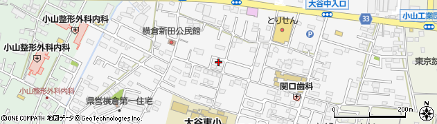 栃木県小山市横倉新田276-7周辺の地図