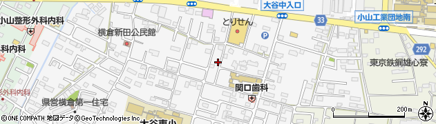 栃木県小山市横倉新田280周辺の地図