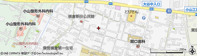 栃木県小山市横倉新田276-5周辺の地図