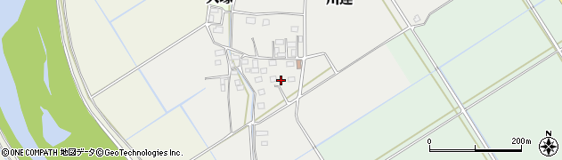 茨城県筑西市川連129周辺の地図