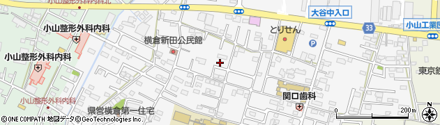 栃木県小山市横倉新田276-3周辺の地図