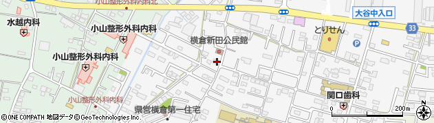 栃木県小山市横倉新田126周辺の地図